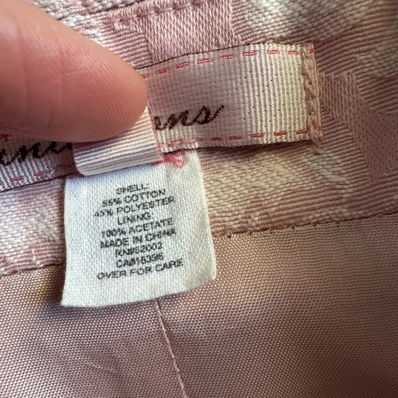 Intuitions Pink Jacquard Blazer NWT Mother of Pearl Buttons Womens Size 8 - Picture 9 of 10